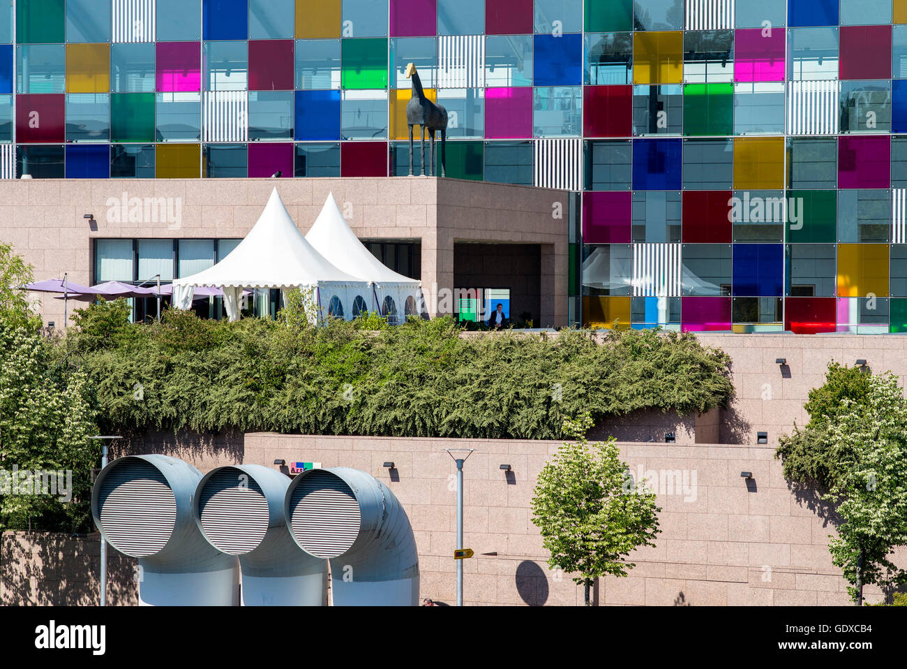 Museo di Arte Moderna e Contemporanea, Strasburgo, Alsazia, Francia, Europa MAMCS, Musée d'Art Moderne et Contemporain de Strasbourg Foto Stock