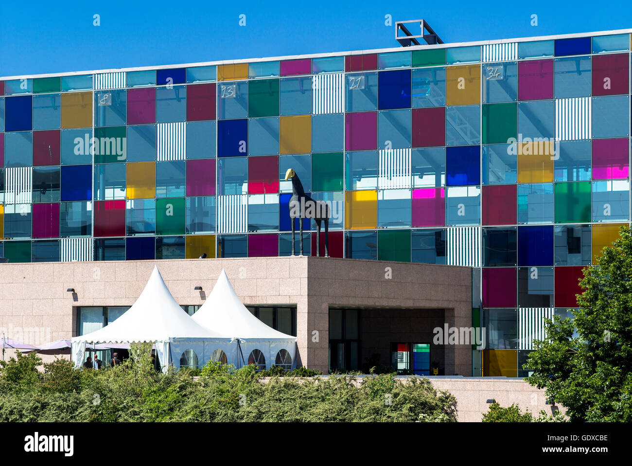 Museo di Arte Moderna e Contemporanea, Strasburgo, Alsazia, Francia, Europa MAMCS, Musée d'Art Moderne et Contemporain de Strasbourg Foto Stock