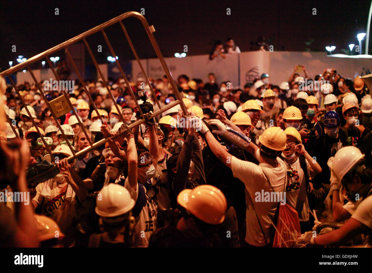 Demokratiebewegung in Hong Kong | pro-democrazia proteste in Hong Kong Foto Stock