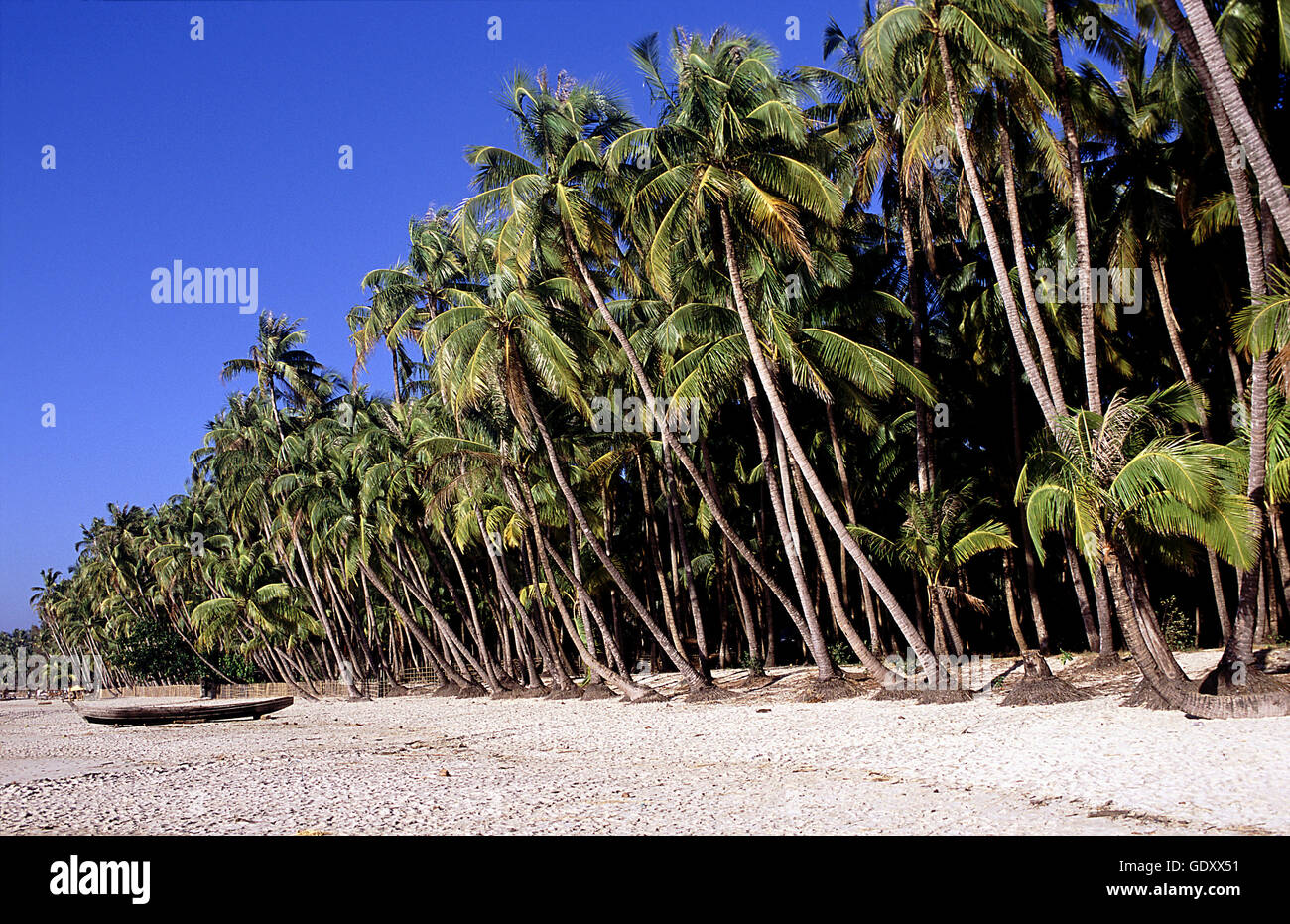 MYANMAR. Stato di Rakhine. Thandwe. 2008. Ngapali Beach Foto Stock