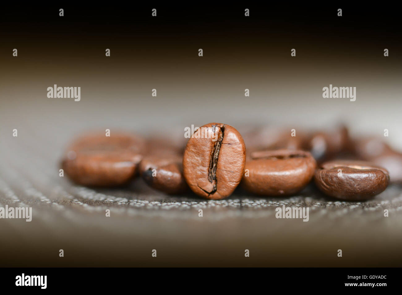 I chicchi di caffè macro o close up Foto Stock