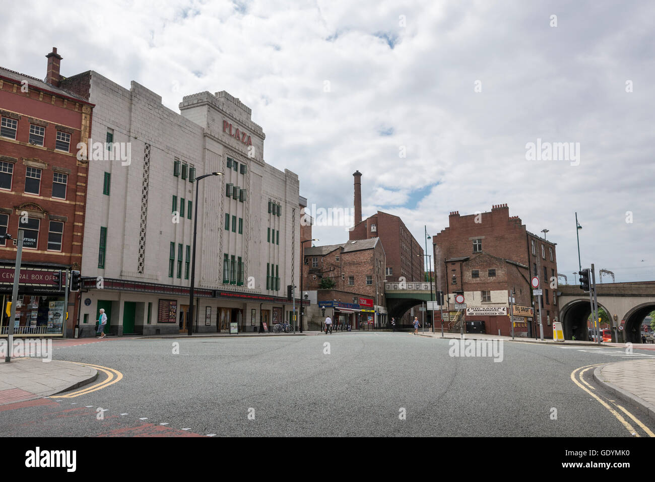 Il Stockport Plaza un restaurato Art Deco teatro al centro della citta'. Foto Stock