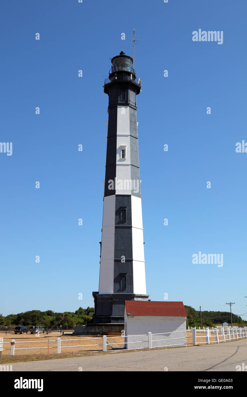 Geografia / viaggi, USA, Virginia, Norfolk, nuovo Capo Henry faro, costruito 1878, vista esterna, Additional-Rights-Clearance-Info-Not-Available Foto Stock