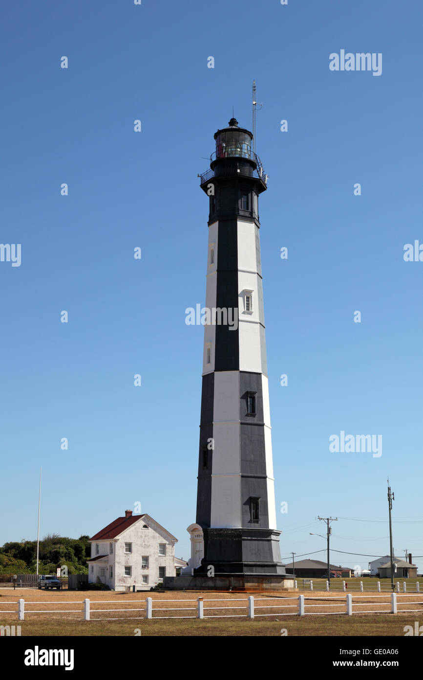 Geografia / viaggi, USA, Virginia, Norfolk, nuovo Capo Henry faro, costruito 1878, vista esterna, Additional-Rights-Clearance-Info-Not-Available Foto Stock