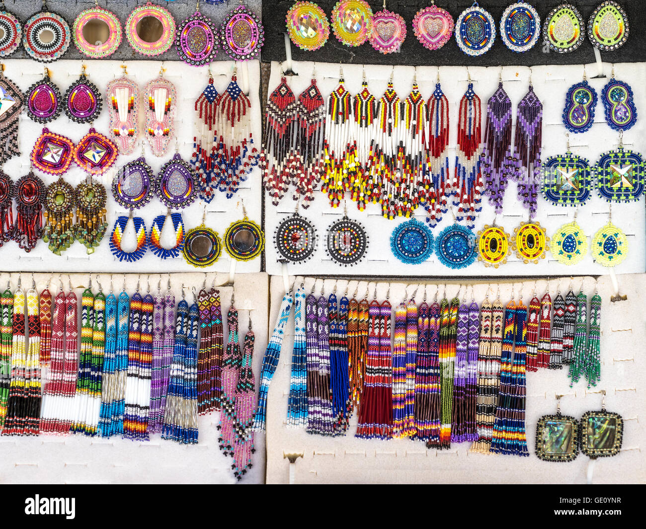 Miccosukee artigianato indiano. Florida. Stati Uniti d'America Foto Stock