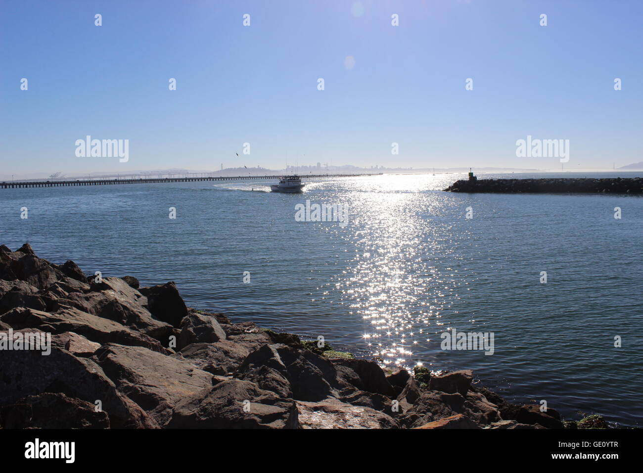 Berkley Marina Riva durante il giorno Foto Stock