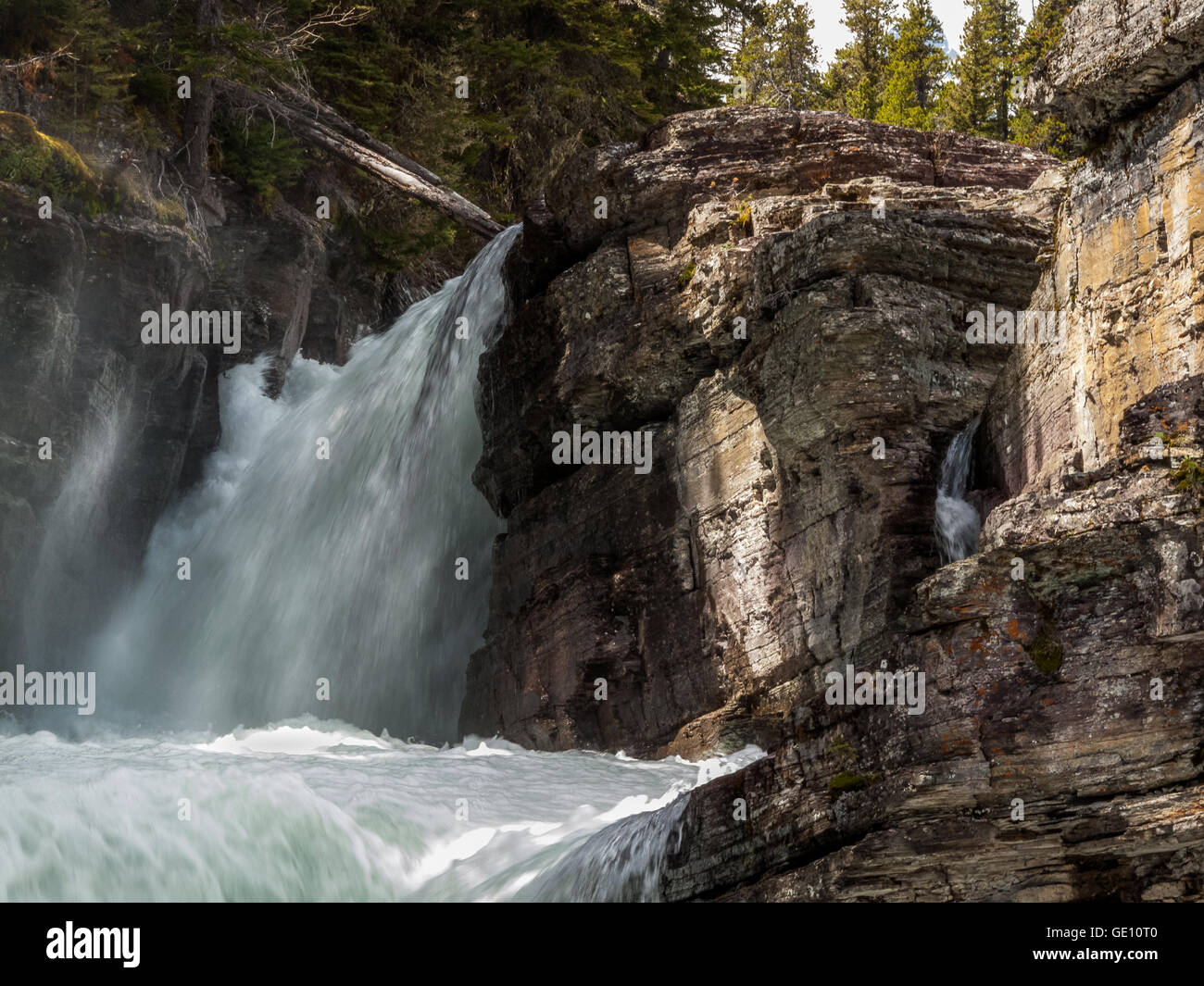 Santa Maria cade presso il Glacier National Park ,Montana Foto Stock