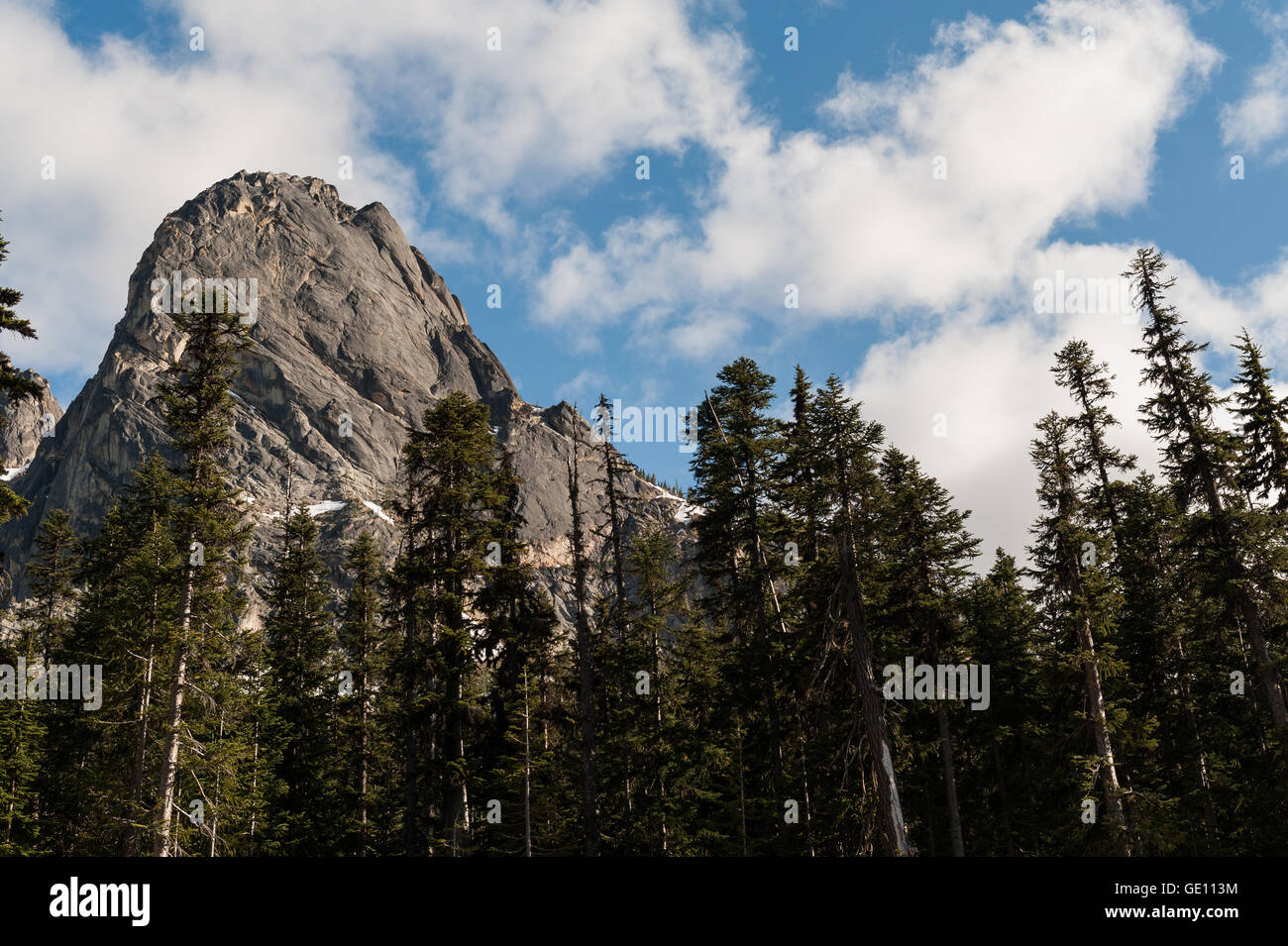 Liberty Bell picco di montagna al Parco Nazionale delle Cascate del Nord,Stato di Washington, USA Foto Stock