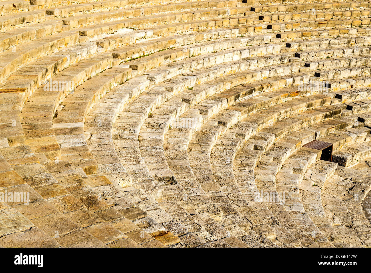 Antico anfiteatro di Kourion - Cipro Foto Stock