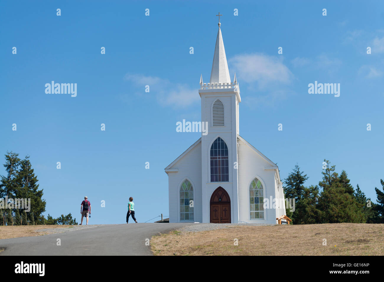 Bodega, California, Stati Uniti d'America - 15 Settembre 2013: Santa Teresa di Avila chiesa cattolica nella città di Bodega. Foto Stock