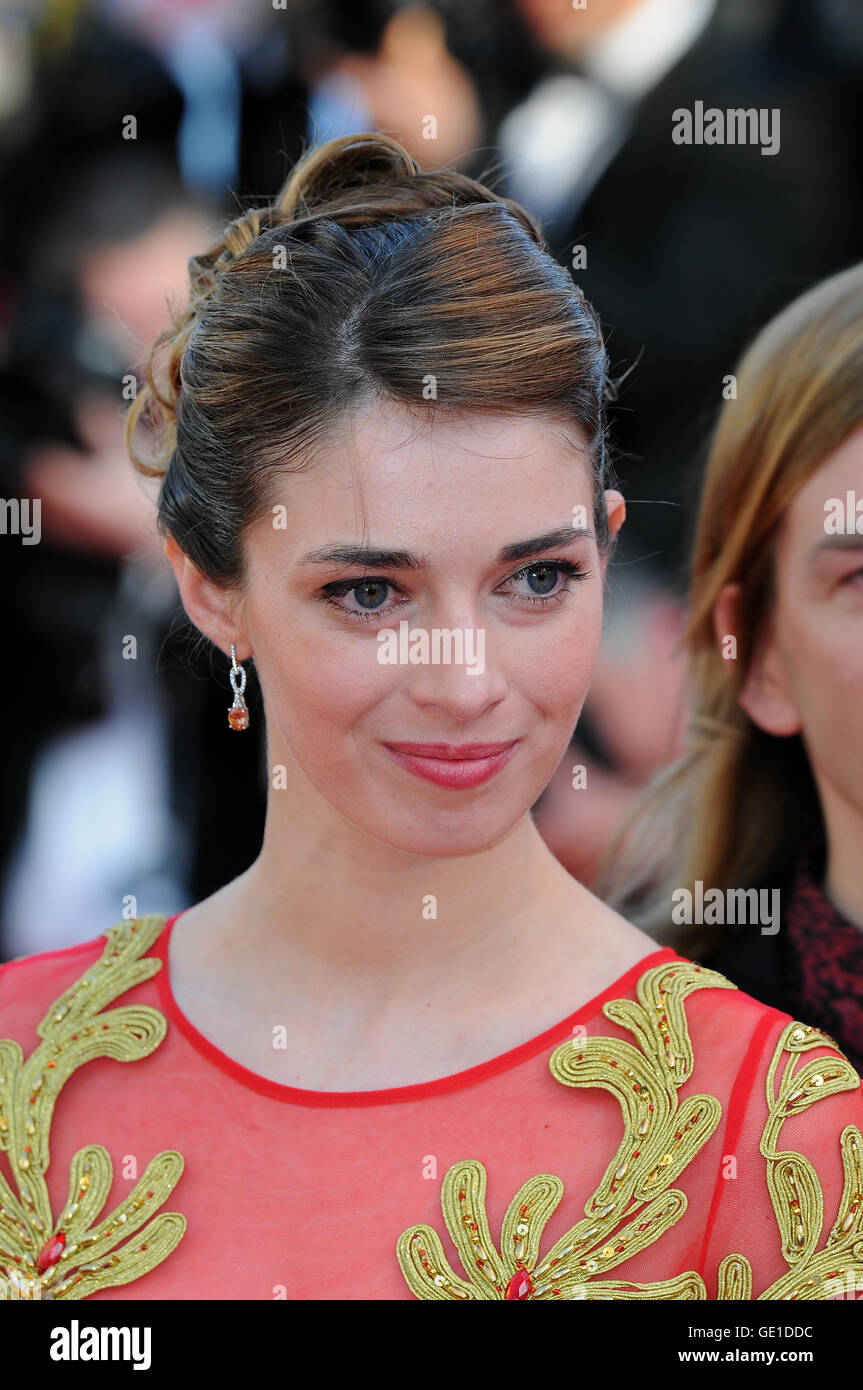 15 maggio 2014 - Cannes Sarah Barzyk partecipa al Festival del Cinema di Cannes. Foto Stock