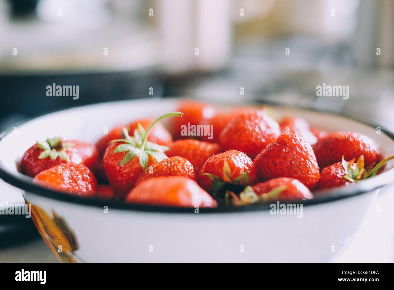 Coppa di fragole Foto Stock