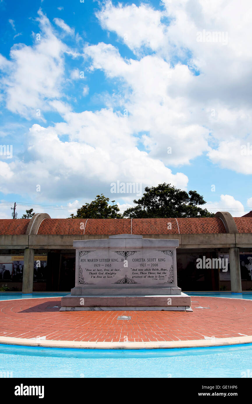 Il Memorial Centre di Martin Luther King Jr in Atlanta è la capitale e la città più popolosa dello stato della Georgia Foto Stock