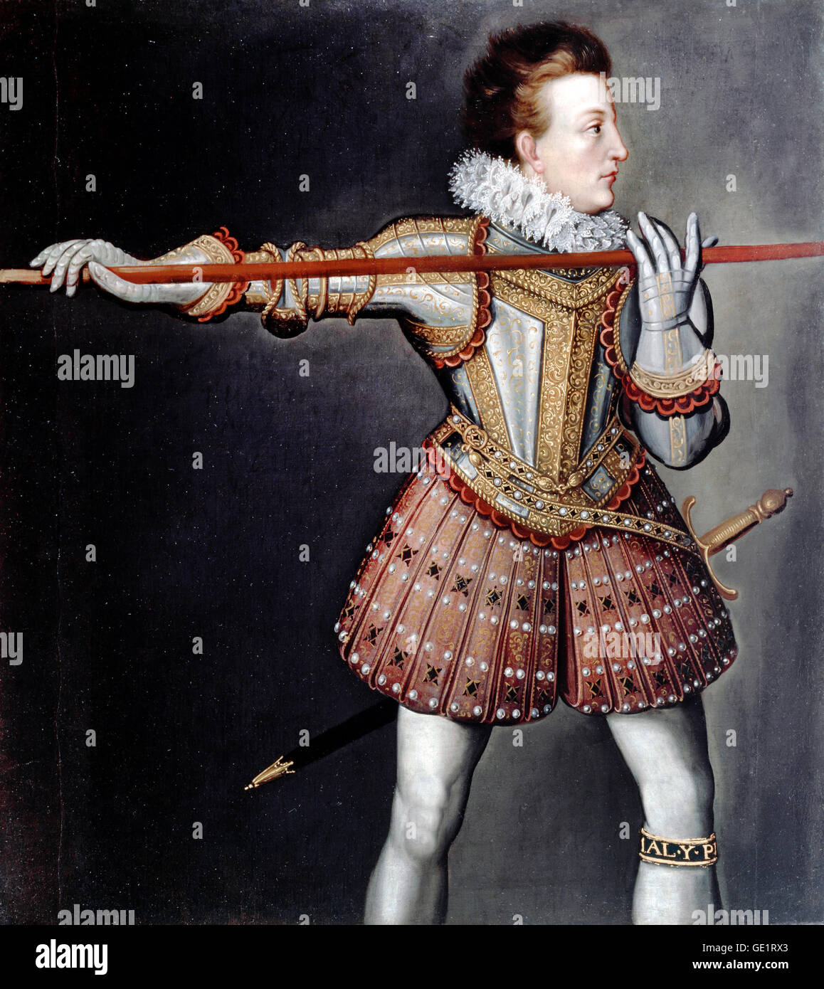 Isaac Oliver Henry, Principe di Galles. Circa 1612-1626. Olio su tela. Dulwich Picture Gallery di Londra, Inghilterra. Foto Stock
