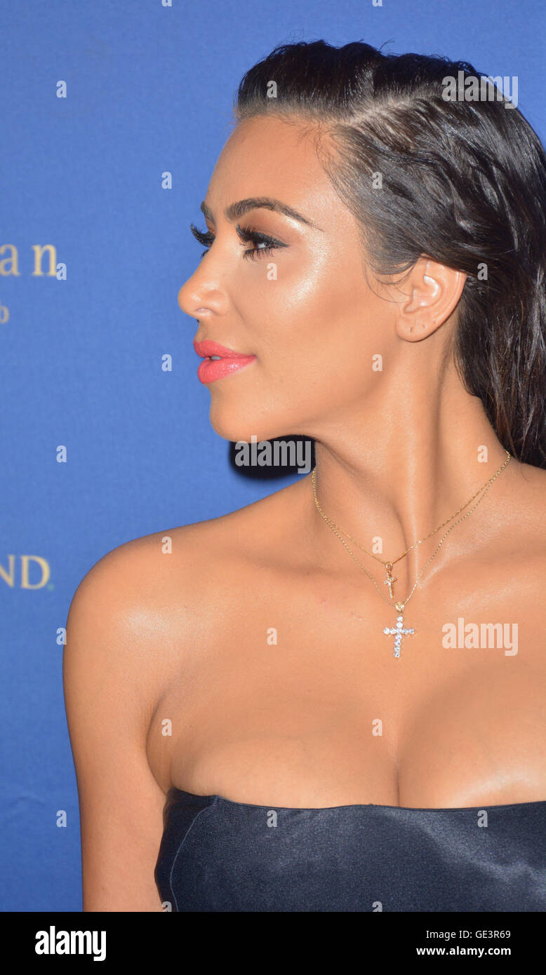 Las Vegas, Nevada, USA. 22 Luglio, 2016. Kim Kardashian ospita Hakkasan Nightclub sulla luglio 22, 2016 all'interno del MGM Grand Hotel & Casinoi in Las Vegas NV DI CREDITO: Marcel Thomas/ZUMA filo/Alamy Live News Foto Stock