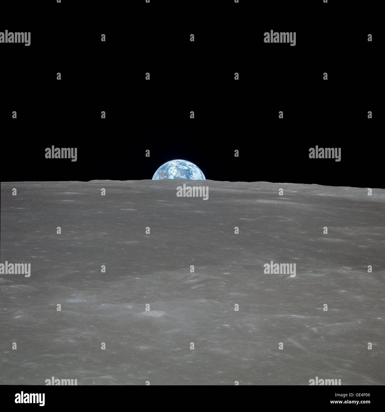 Missione Apollo 11 Immagine - Vista della luna arto con 5052744654 o Foto Stock