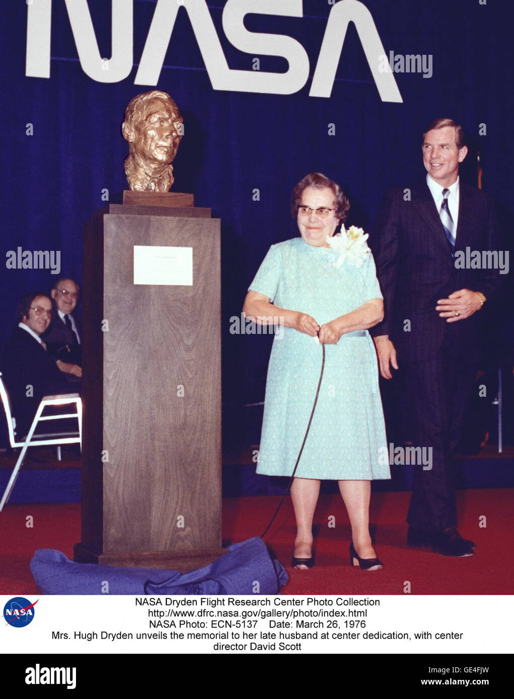 La dedizione del Dryden Flight Research Center della NASA, che mostra i suoi contributi alla ricerca di volo e allo sviluppo della tecnologia aerospaziale. Foto Stock