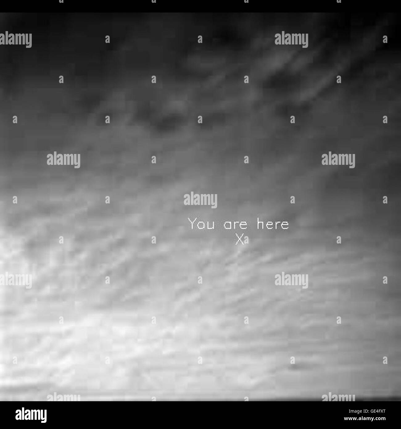 La prima immagine di nubi su Mars 5052124045 o Foto Stock