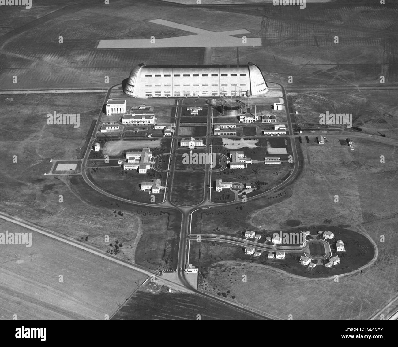 Naval Air Station Sunnyvale, Mt View, CA (antenna) 4861094095 o Foto Stock