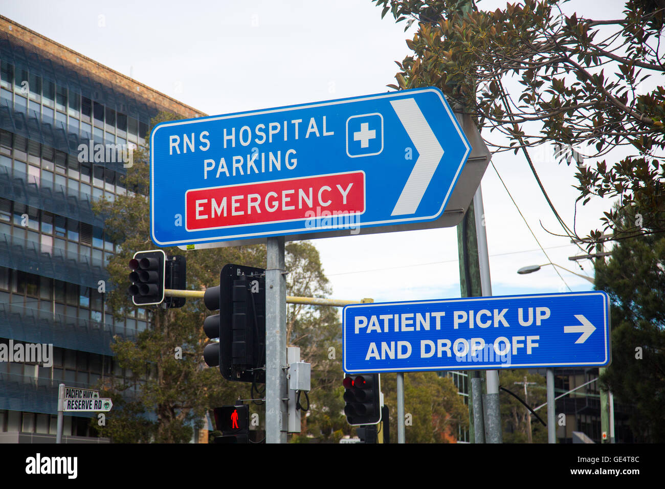 Royal North Shore RNS ospedale in Sydney's St Leonards, Nuovo Galles del Sud, Australia Foto Stock