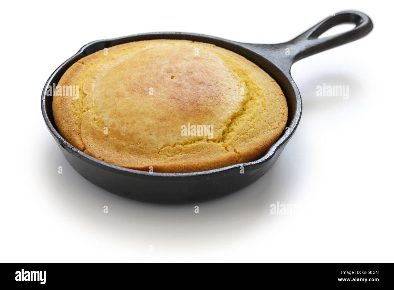 In casa cornbread nella padella, la cucina del Sud degli Stati Uniti Foto Stock