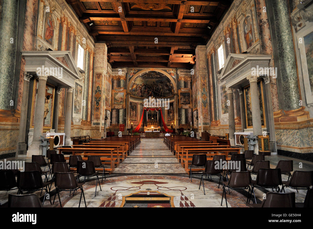 Italia, Roma, Basilica di San vitale Foto Stock