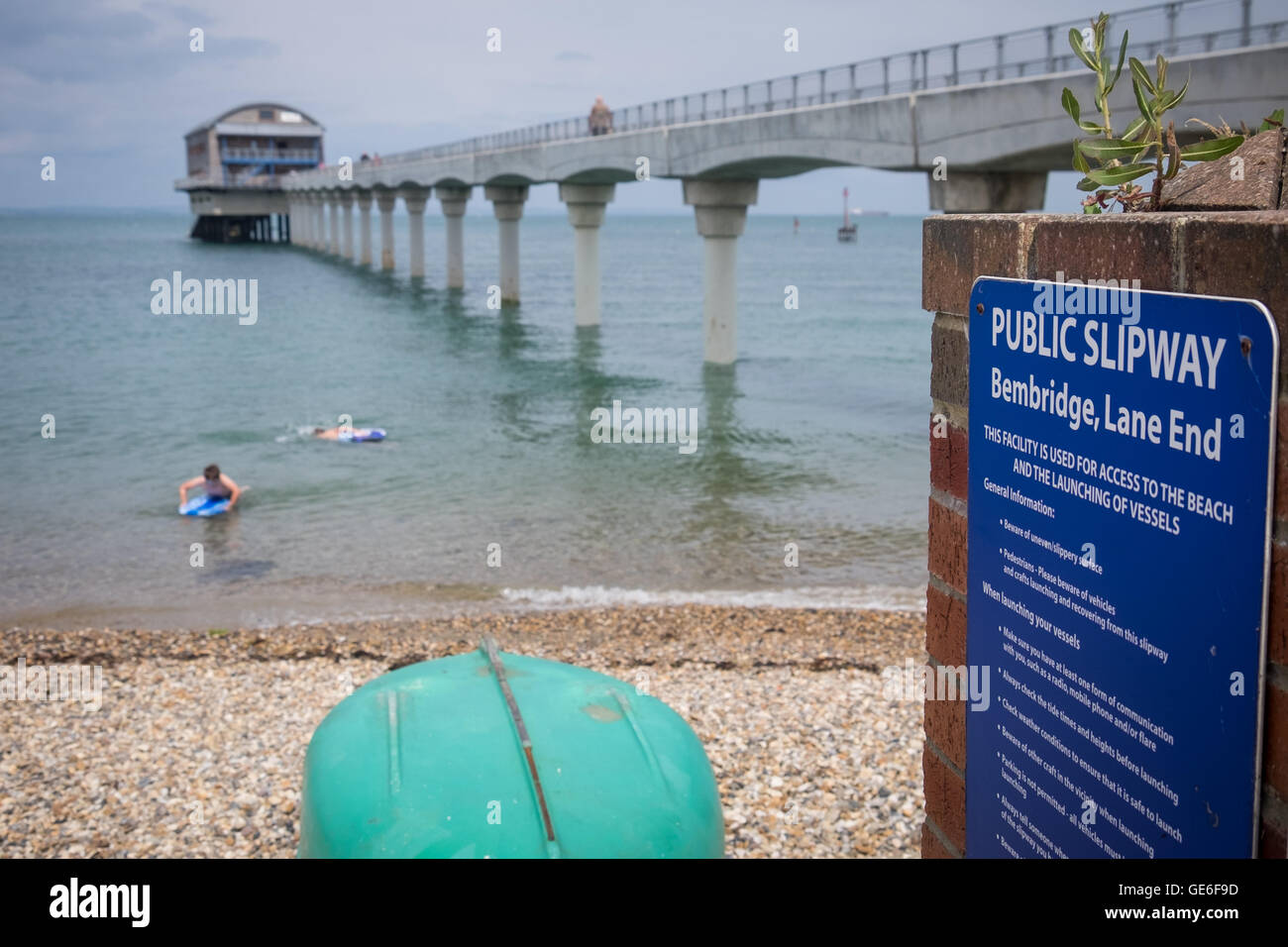 La stazione di RNLI a Bembridge, Isola di Wight Foto Stock