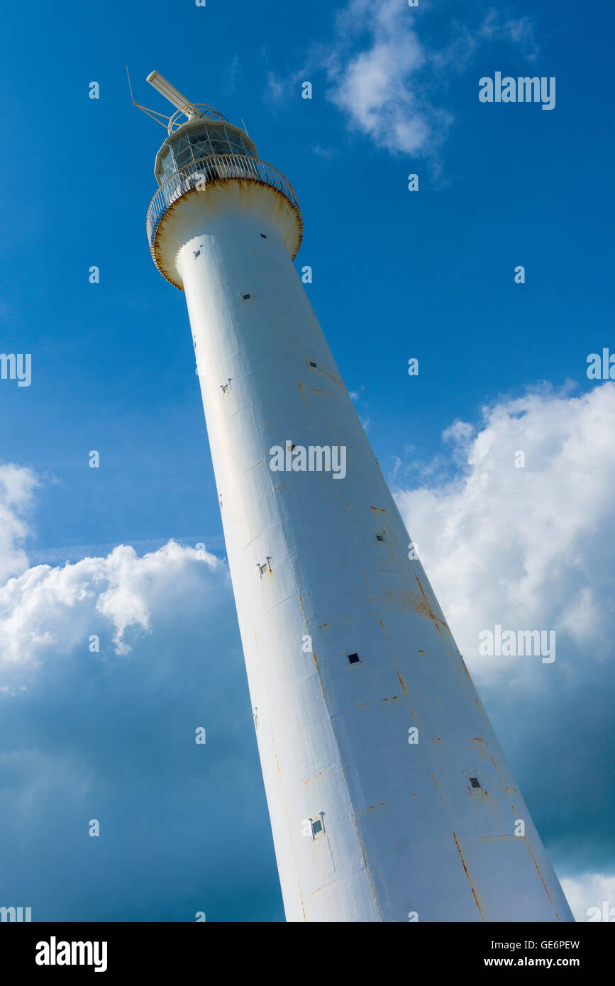 Gibbs Hill faro (1844) costruita dal Royal Engineers, è il più alto dei 2 fari sul Altlantic isola di Bermuda Foto Stock