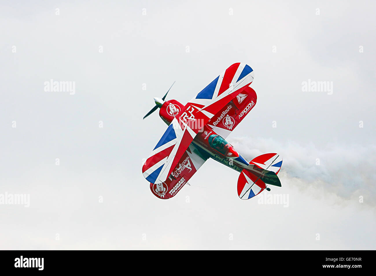 Pitts S 25 speciale) in Scozia Airshow dell Foto Stock