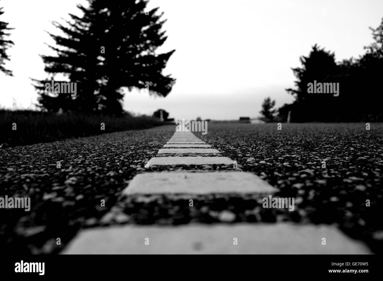 Blackandwhite,adorabili,waldisputninsphotography,geometria,abstract,moody,creative,prospettiva,pavimentazione,Road,superficie,,areale wayart Foto Stock