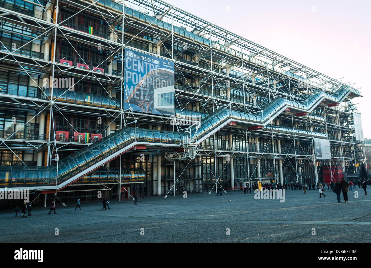 Centro Georges Pompidou Museo di Parigi Foto Stock