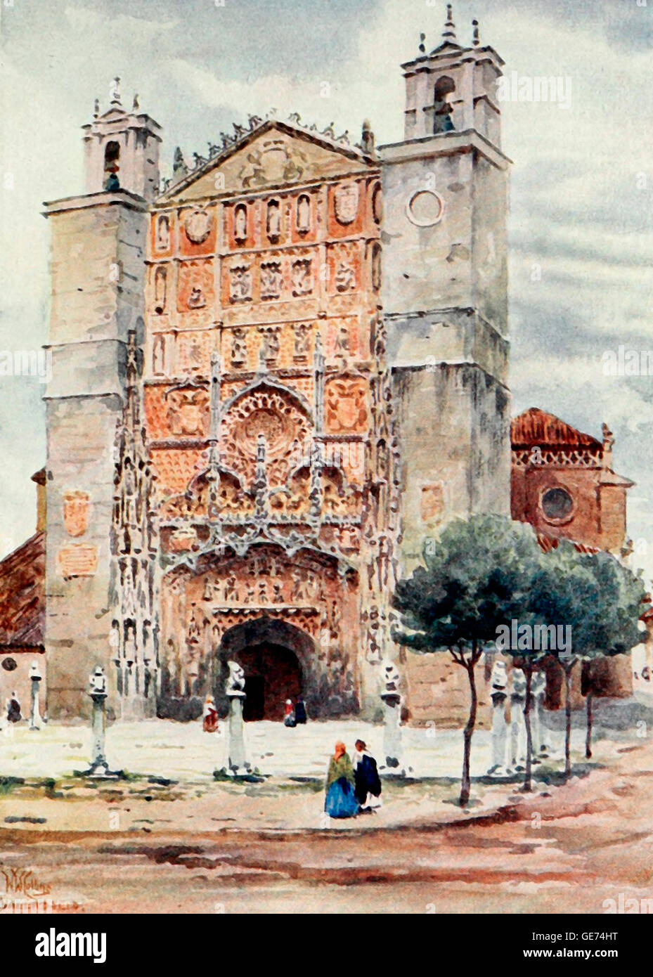 San Pablo, Valladolid, circa 1900 Foto Stock