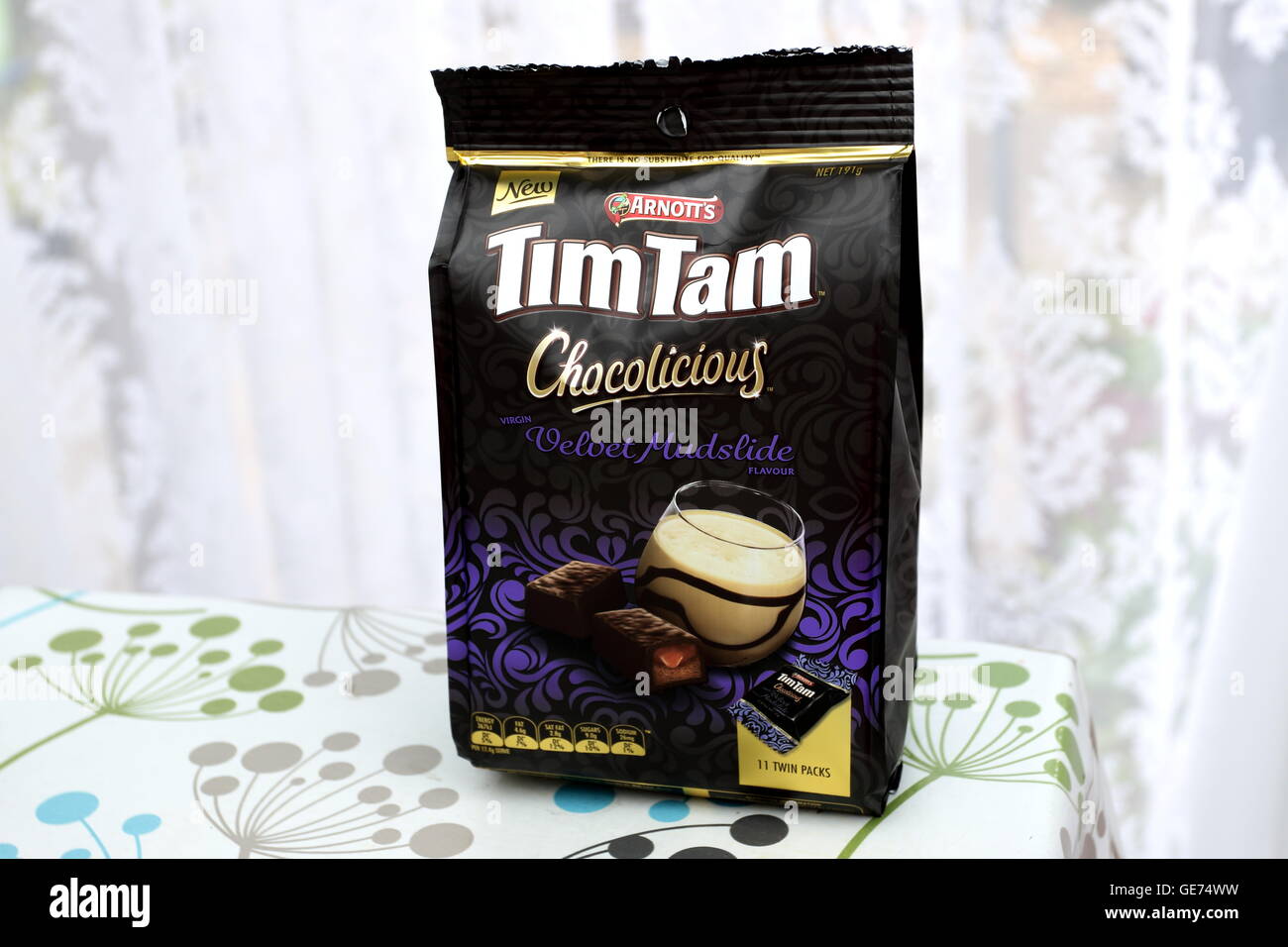 Arnott Tim Tam Chocolicious Velvet frana di fango Foto Stock