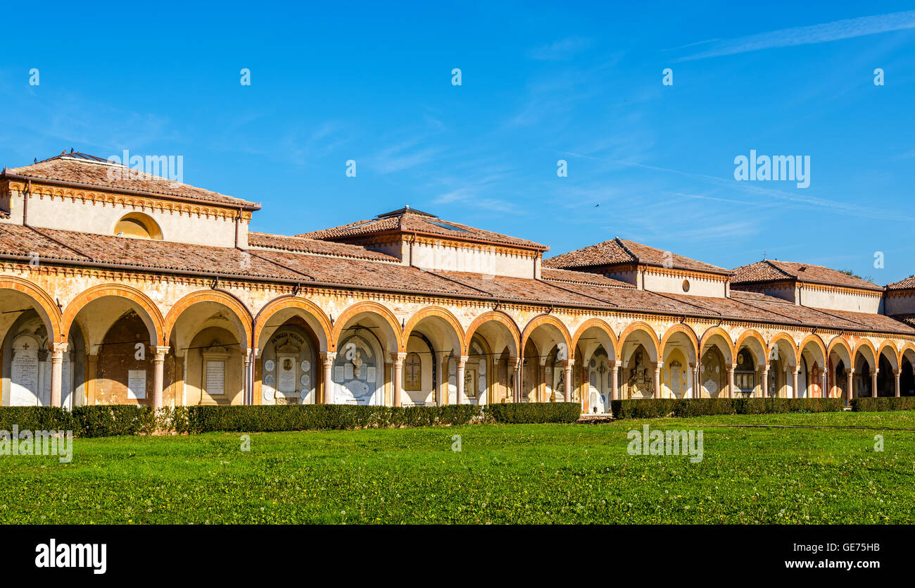 Il cimitero monumentale della Certosa - Ferrara, Italia Foto Stock