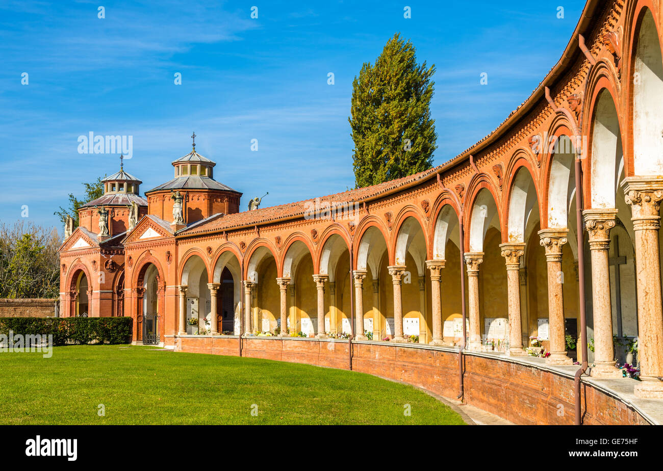 Il cimitero monumentale della Certosa - Ferrara, Italia Foto Stock