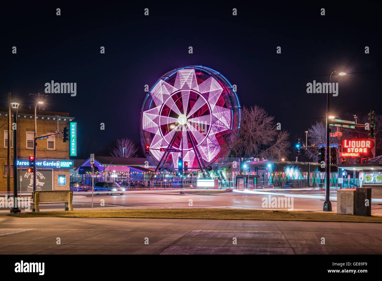 Farris ruota al pericolo di Betty's Country Club - Minneapolis Foto Stock