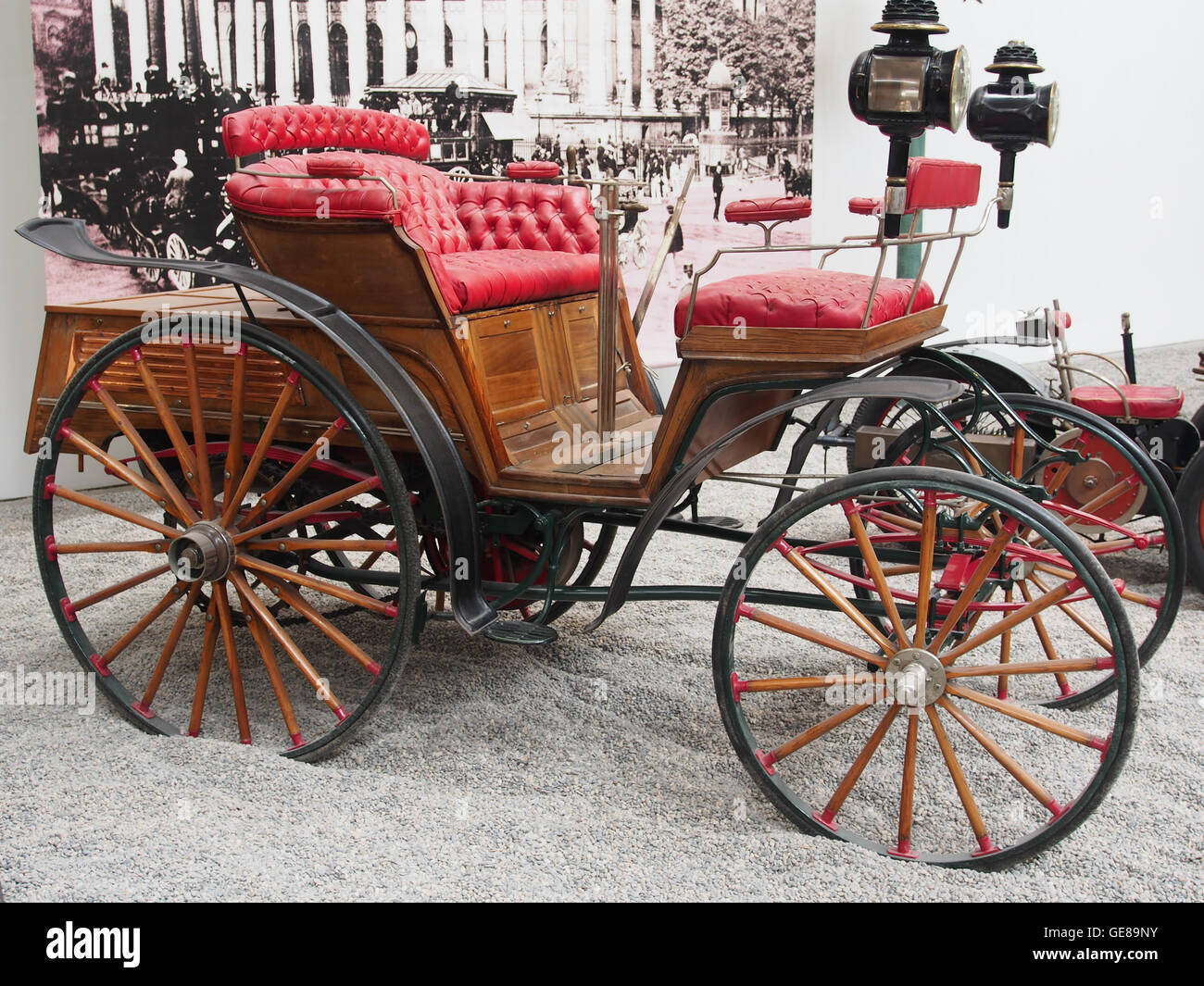 1893 Benz Vis-avis di tipo Victoria, 4,5cv 1785cc 20kmh (inv 1519) foto 4 Foto Stock