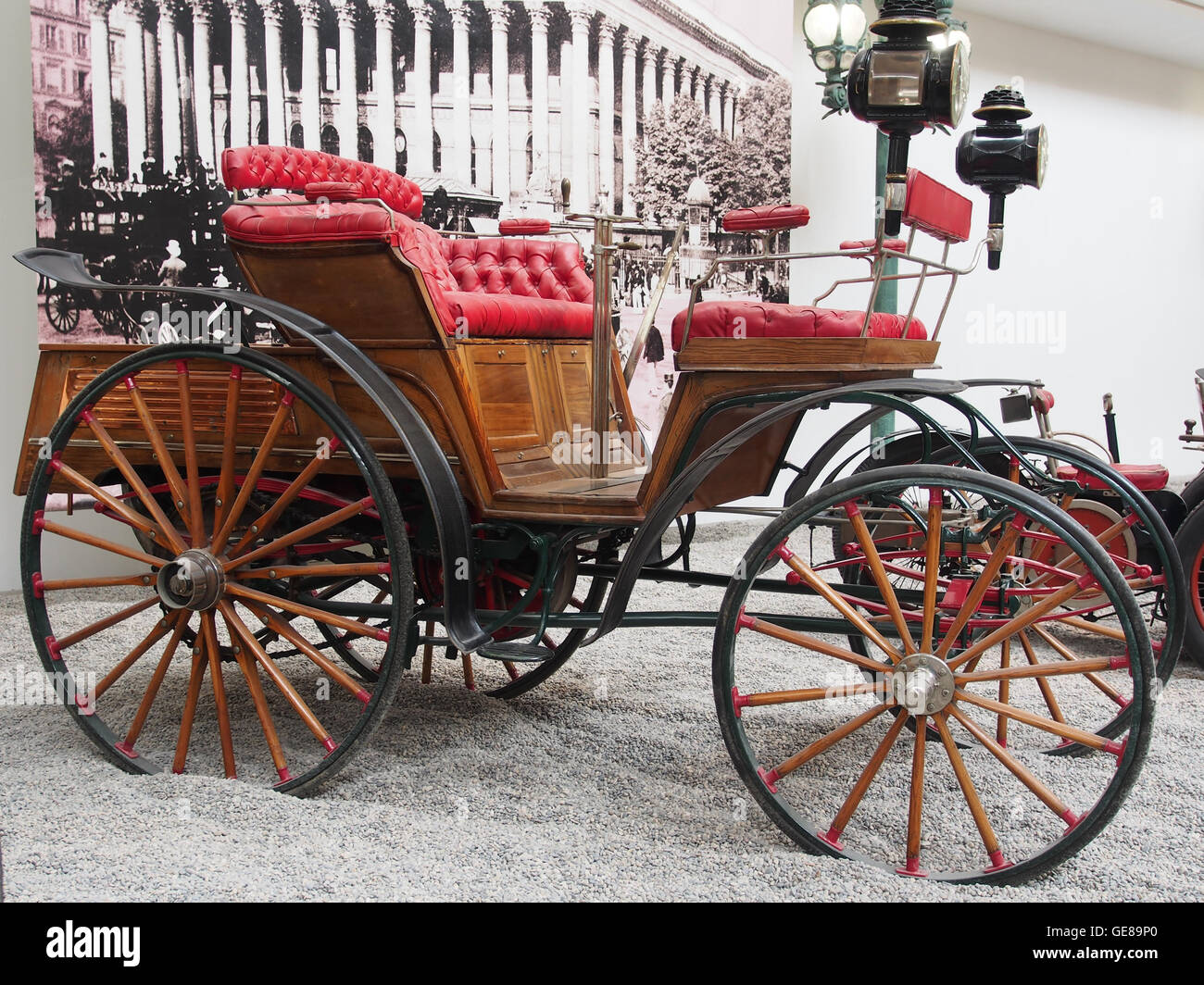 1893 Benz Vis-avis di tipo Victoria, 4,5cv 1785cc 20kmh (inv 1519) foto 5 Foto Stock