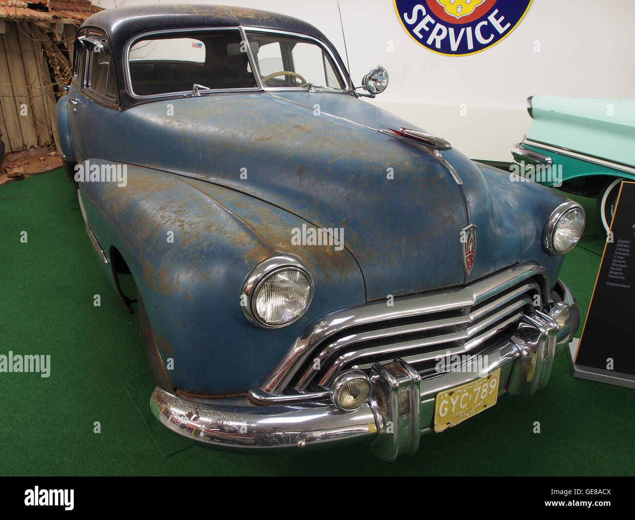 1947 Oldsmobile 98 Sedan, 4211ccm, 110hp, 150kmh pic1 Foto Stock