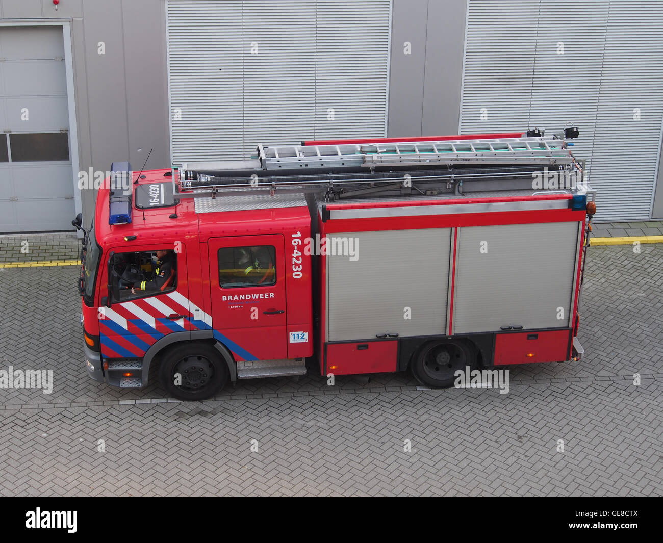 Mercedes Ateco, unità 16-4230, Brandweer Holland Midden, Leiden pic1 Foto Stock