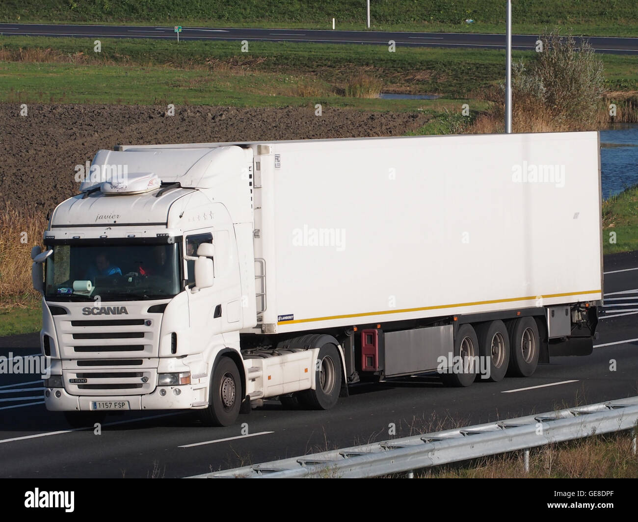 R500 Scania, Lamberet Foto Stock