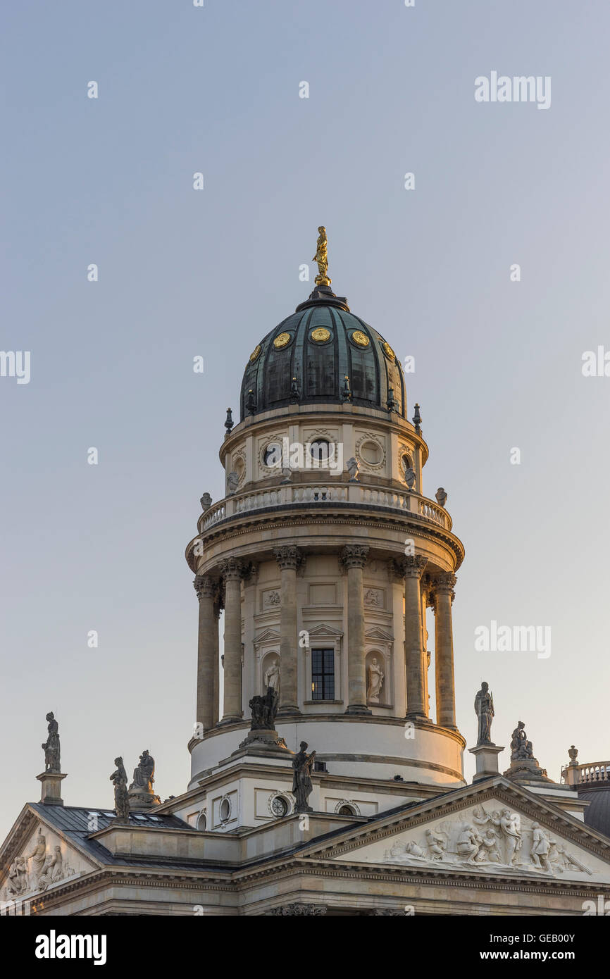 Germania Berlino, cupola della cattedrale tedesca a Gendarmenmarkt Foto Stock