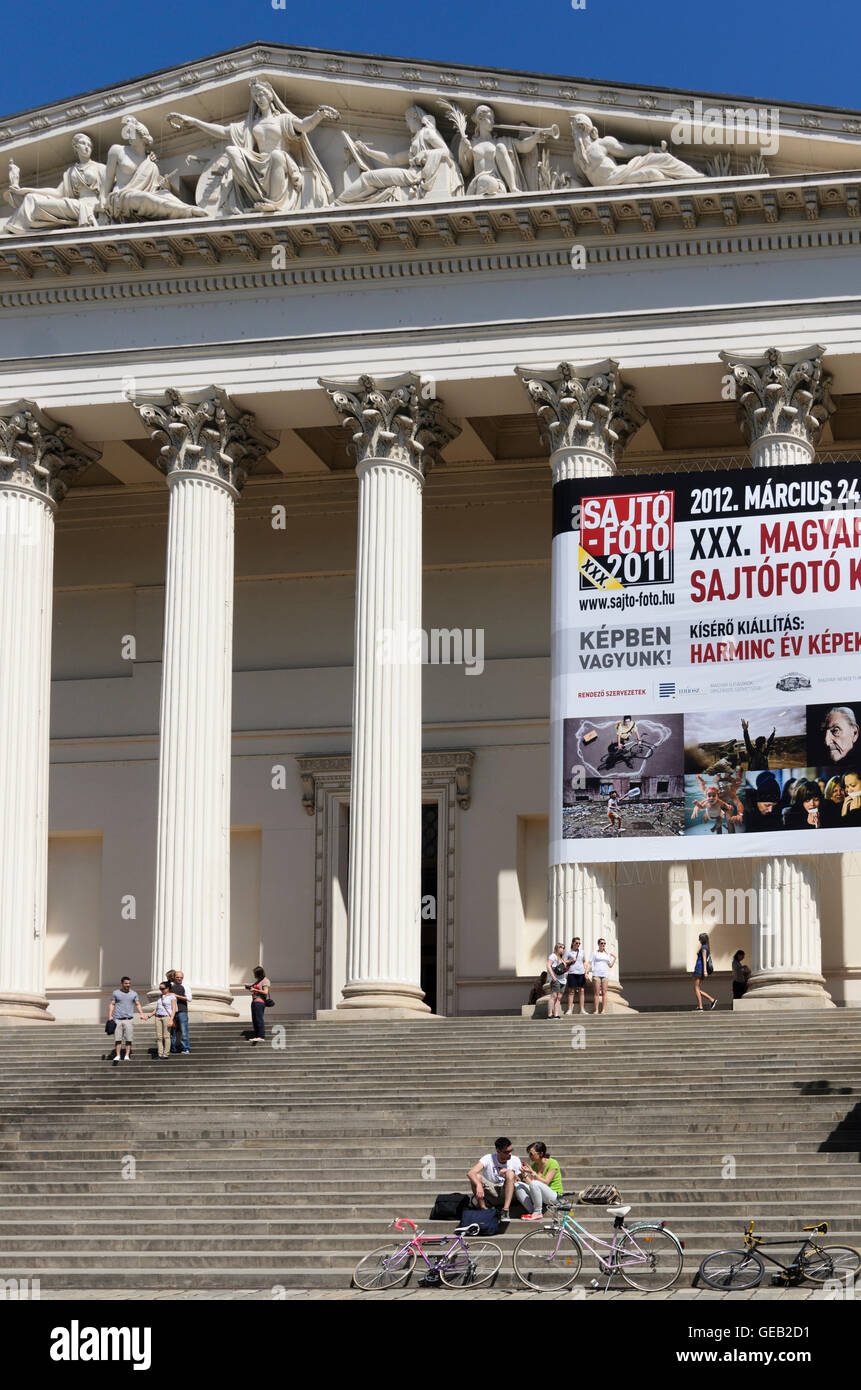 Budapest: Museo Nazionale, Ungheria, Budapest, Foto Stock