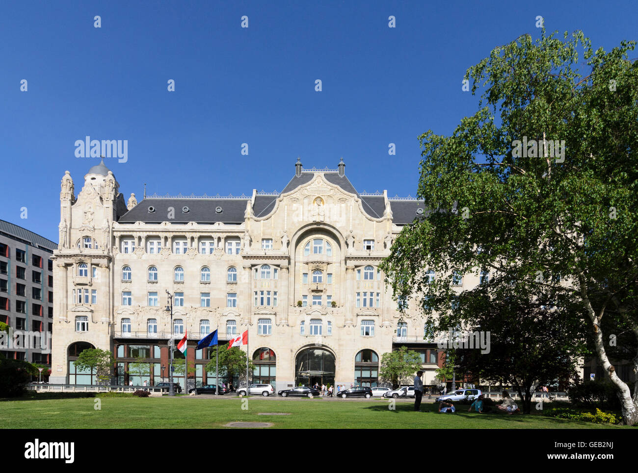 Budapest: Gresham Palace, oggi hotel, Ungheria, Budapest, Foto Stock