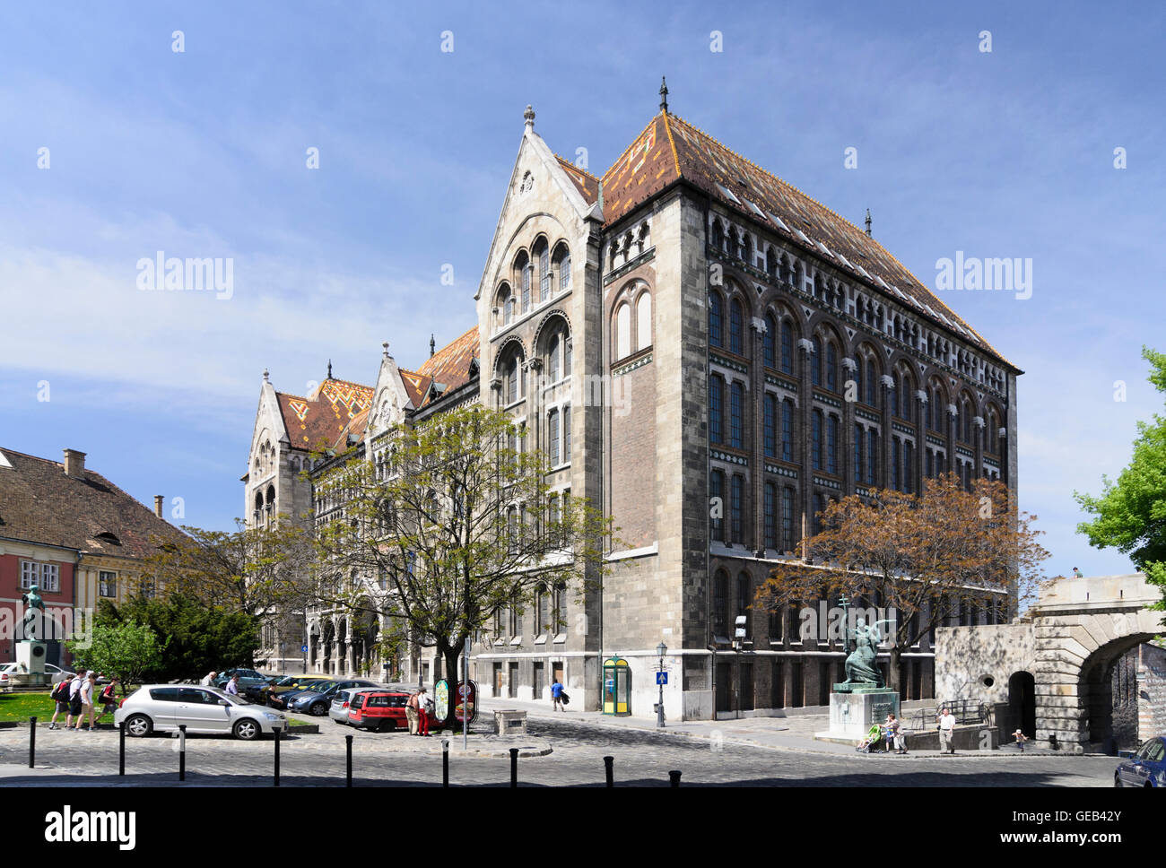 Budapest: archivi nazionali, Ungheria, Budapest, Foto Stock