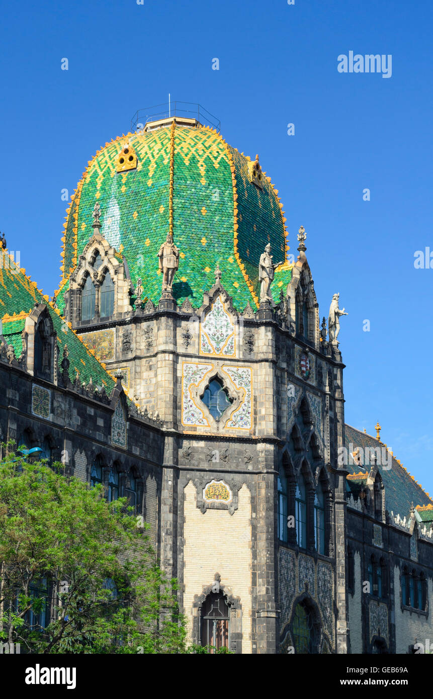 Budapest: Museo di Arti Decorative Arte industriale, Ungheria, Budapest, Foto Stock