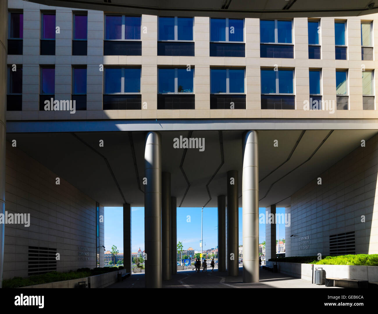 Budapest: Corvinus University, Ungheria, Budapest, Foto Stock