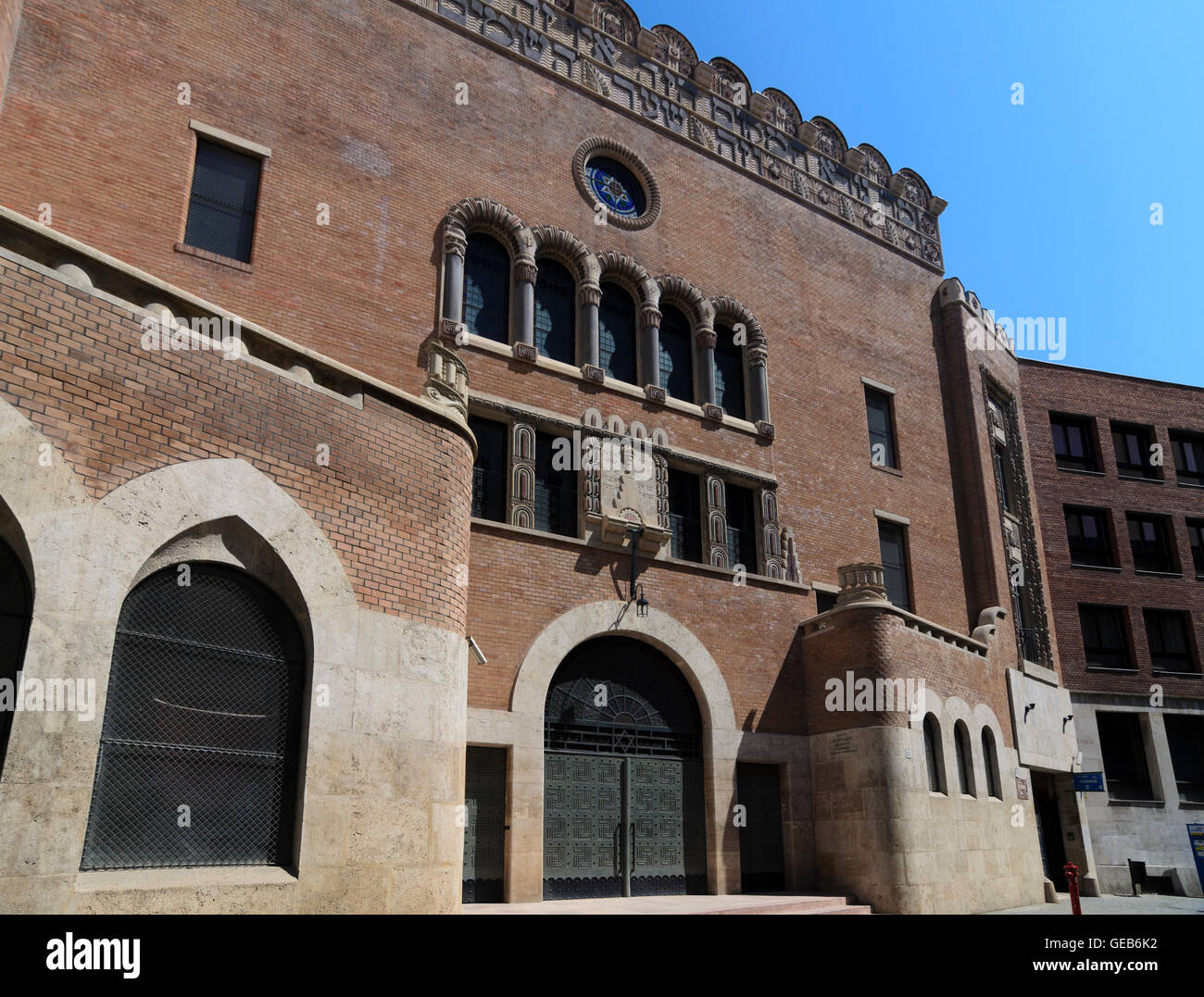 Budapest: sinagoga ortodossa, Ungheria, Budapest, Foto Stock