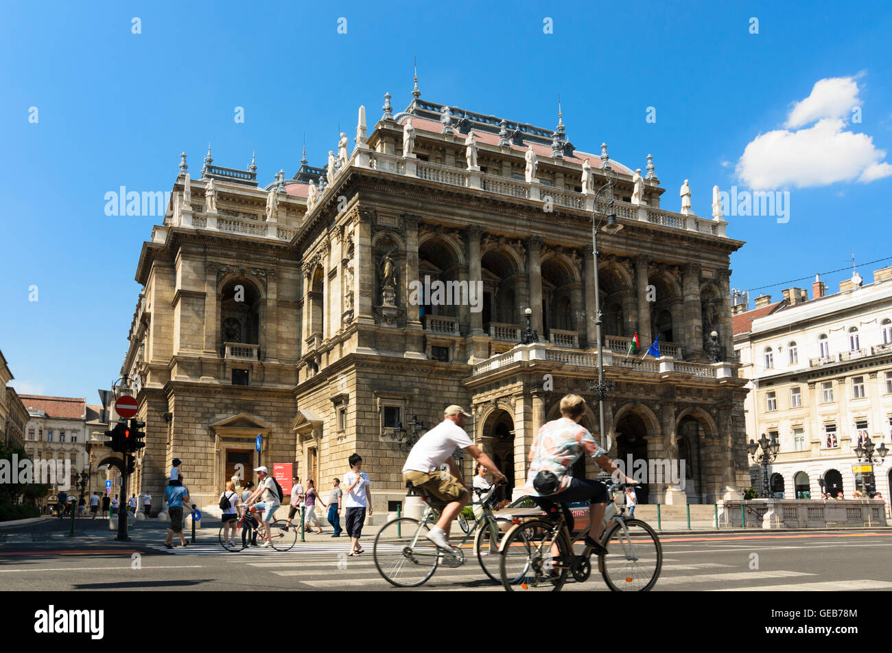 Budapest: Opera di Stato, l'Ungheria, Budapest, Foto Stock