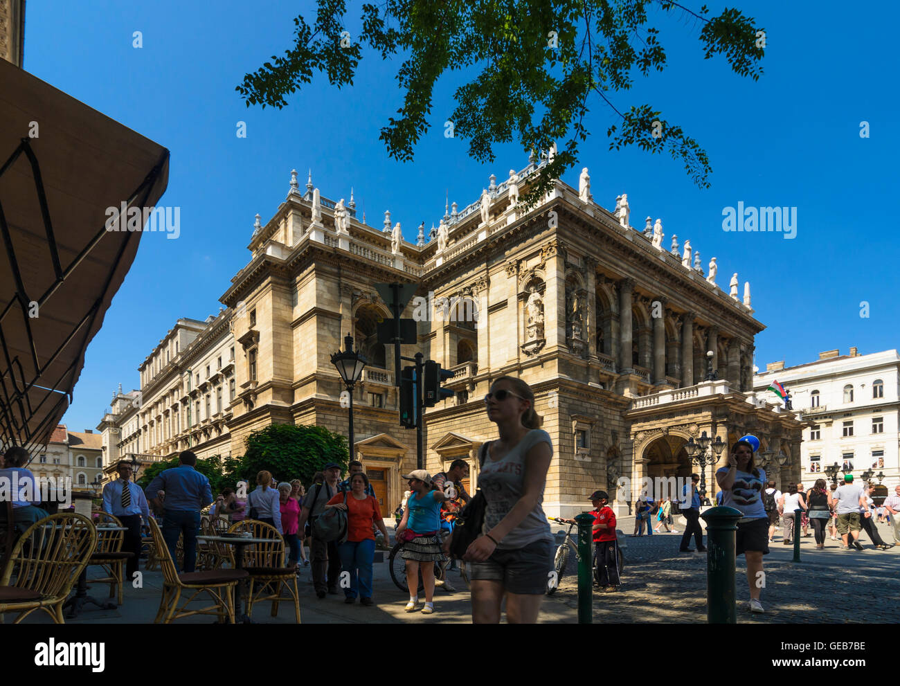 Budapest: Opera di Stato, l'Ungheria, Budapest, Foto Stock